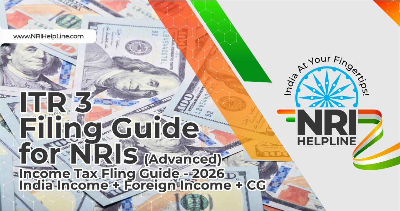 "ITR 3 filing NRI business income 2026"